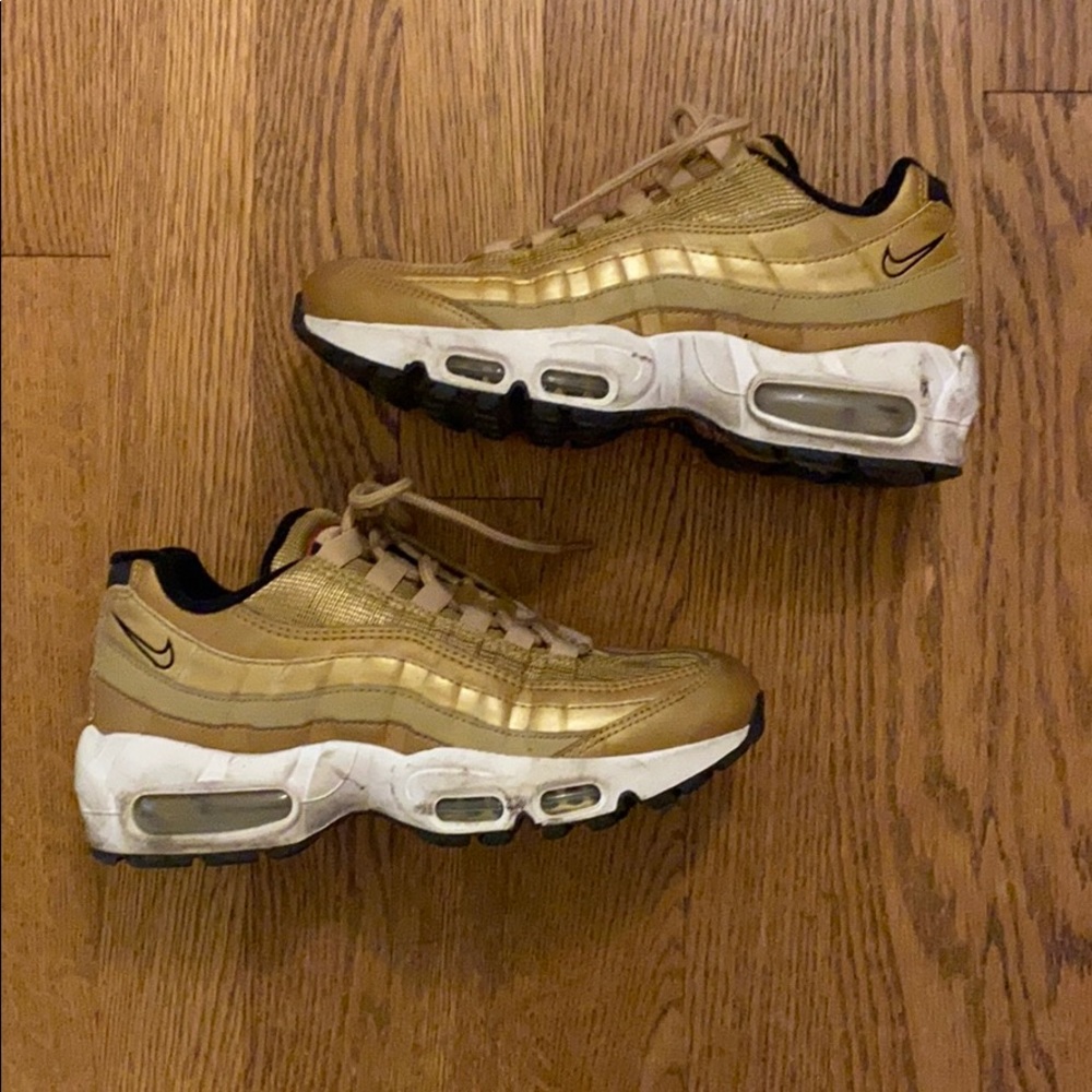 Gold AirMax 95’s